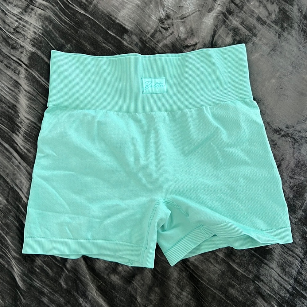 Bo+Tee Teal Shorts